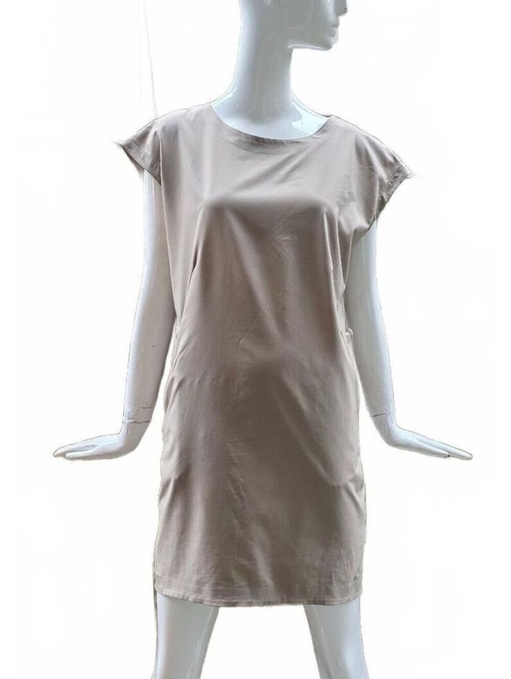 Arc'teryx Contenta Dress S/P Taupe Khaki Cap Sleeve Technical Hiking Travel